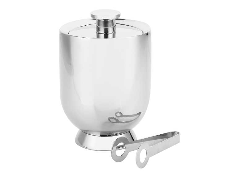Trombone Ice Bucket With Tong