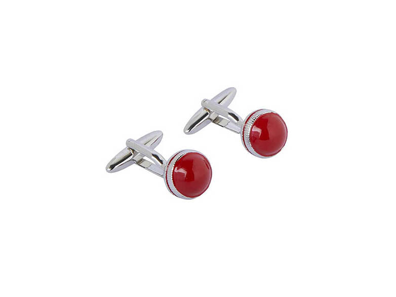 Red Ball Cufflink